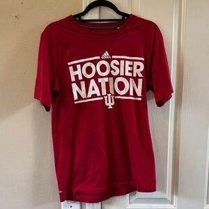 Adidas Indiana Hoosier Workout Shirt -medium